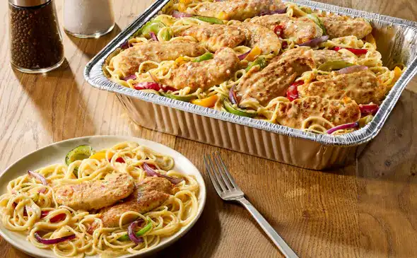 Garlic butter Chicken Scampi pasta recipe for 4 to 6 servings