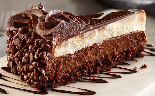 Rich Black Tie Mousse Cake layered with chocolate and creamy mousse